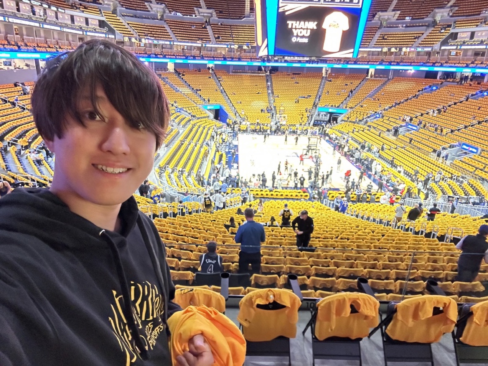 Chase Center にて、2025年4月
